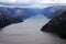 Lysefjord, Preikestolen and its surroundings Norway.