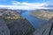 Lysefjorden view from Pulpit Rock in Norway