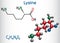 Lysine L- lysine , Lys, K amino acid molecule. It is used in the biosynthesis of proteins. Structural chemical formula and