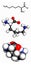 Lysine Lys, K amino acid, molecular model.