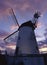 Lytham windmill, dusk, Lancashire