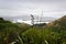 Lyttelton Harbour with Flax in the foreground, Canterbury, New Zealand