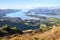 Lyttelton Harbour Panorama, Christchurch, New Zealand.