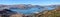 Lyttelton Port & Harbour Panorama, Christchurch, New Zealand.