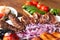Lyulya kebab, Azerbaijani meat meal, chicken