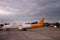 LZ-CGU Cargo Air Boeing 737-400F of logistics courier company DHL in Boryspil international airport