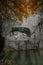 LÃ¶wendenkmal, Lucerne, Switzerland. The Lion Monument, an impressive memorial in homage to the Swiss guard, who protected the