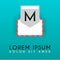 M flat mail, email logo design, M logo latter idea inspiration