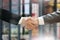 M&A (MERGERS AND ACQUISITIONS) , Businessman handshake working a