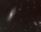 M106 spiral galaxy in constellation Canes Venatici