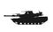 M1a2 abrams usa battle tank. war and army symbol. vector icon for military infographics and web design