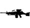 M249 LMG light machine gun, SAW Squad Automatic Weapon USA United States Army, United States Armed Forces and United States Marine