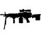 M249 LMG light machine gun, SAW Squad Automatic Weapon USA United States Army, United States Armed Forces and United States Marine