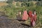 Maasai village life in nature reserve Rift Valley