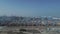 Maasvlakte Rotterdam, The Netherlands. panoramic view of a container terminal in the Rotterdam harbor