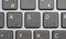 MAC, Windows and Android operating systems concept, computer keyboard top view, nobody. Macintosh, Microsoft Windows, Android OS