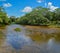 Macal River Flowing through San Ignacio, Belize.