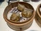 Macao China Macau Zhen Dim Sum Chalou Cantonese Cuisine Restaurant Chinese Food Chiu Chow Dumplings Yum Cha Bamboo Cage Combo