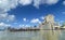 Macao Ponte 16 Hotel China Zhuhai Macau Fisherman Boats Landscape Blue Sky Sunny Afternoon Coastline Harbor Spectacular View