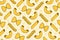 Macaroni pattern backround vector design