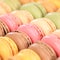 Macarons macaroons cookies square dessert from France