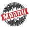 Macau China Round Travel Stamp Icon Skyline City Design. Seal Badge Illustration Vector.