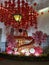 Macau Chinese New Year Lanterns Decoration Money God of Wealth Portuguese Macao Colonial Architecture CNY Leal Senado Square