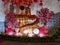 Macau Chinese New Year Lanterns Decoration Money God of Wealth Portuguese Macao Colonial Architecture CNY Leal Senado Square