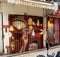 Macau Gate Mural Antique Lamps Merchant Folding Door Painting Drawing Heritage Antique Chinese Crafts Macao Street Arts Outdoor