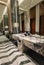 Macau Nuwa Hotel Bathroom Restroom Washroom Toilet Stone Table Marble Pattern Nature Organic Color Flowing Wave