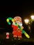 Macau Ruins of St Paul Square Architecture Macao Santa Claus Lanterns Christmas Decorations Holiday Season Lighting