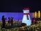 Macau Studio City Hotel Outdoor Garden Macao Christmas Lighting Decorations Leds Lighting Architecture Illuminated