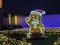 Macau Studio City Hotel Outdoor Garden Macao Christmas Lighting Decorations Leds Lighting Architecture Illuminated Gingerbread Man