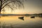Macedonia - Dojran Lake - sunrise scene