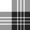 Macgregor tartan black and white seamless pattern