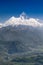 Machhapuchhre and Annapurna mountains