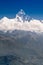 Machhapuchhre and Annapurna mountains