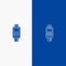 Machine, Business, Card, Check, Credit Card, Credit Card Machine, Payment, ATM Line and Glyph Solid icon Blue banner Line and