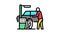 machine for car wash color icon animation