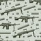 Machine gun monochrome pattern seamless