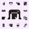 machine for printing newspapers icon. Print house icons universal set for web and mobile
