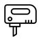 Machine thin line vector  icon