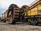 A machine to do railroad ballast maintenance