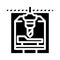 machine tooling mechanical engineer glyph icon vector illustration