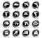 machine tools icon set