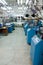 Machinery and equipment in a spinning production company interior design