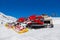 Machines for skiing slope preparations at Bad Hofgastein - Austria