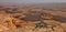 Machtesh Ramon - erosion crater in the Negev desert, the most picturesque natural landmark of Israel