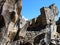 Machu Picchu with amazing stonework and architecture atop a massive boulder, Peruvian Andes, South America