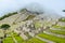 MACHU PICCHU, CUSCO REGION, PERU- JUNE 4, 2013: Details of the residential area of the 15th-century Inca citadel Machu Picchu